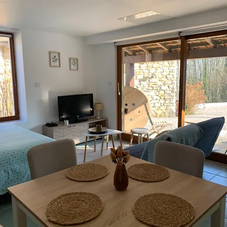 度假居 Les Hortensias, Charmante Petite Maison En Pierre 圣马丹-布洛涅